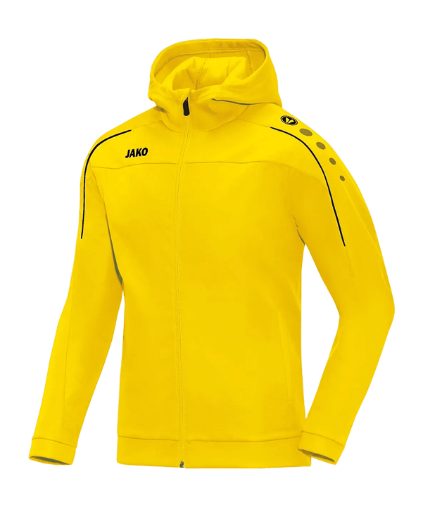 JAKO Classico Veste à capuche Femmes Jaune C03 - jaune