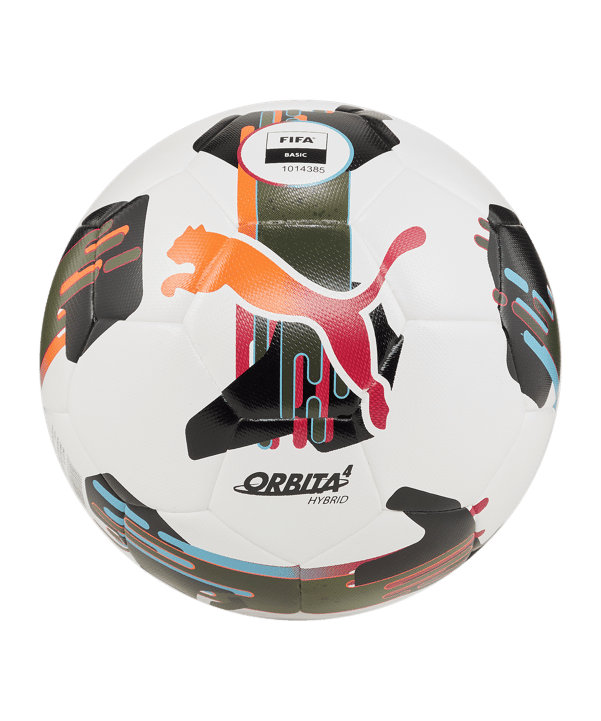 PUMA Orbita 4 HYB Trainingsball Weiss F01 - weiss