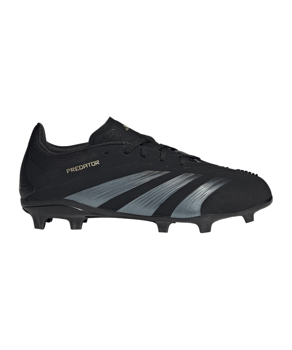 adidas Predator Elite FG Dark Spark Kids Schwarz Grau - schwarz