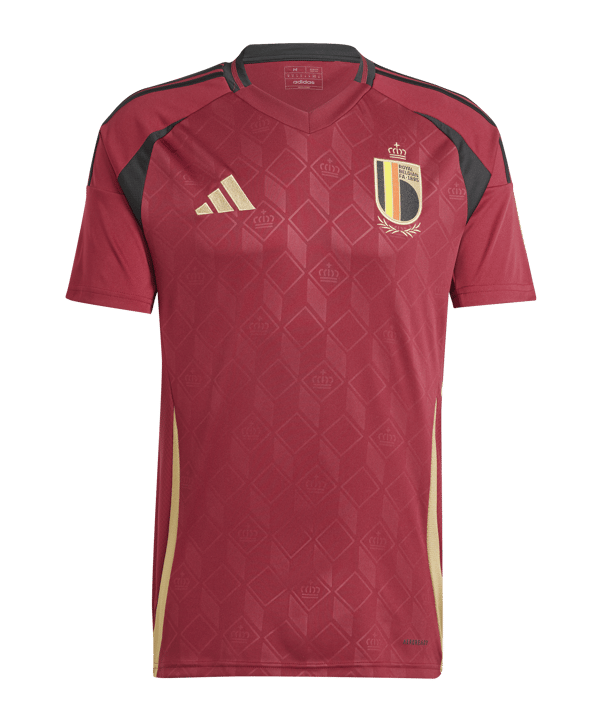 adidas Belgien Trikot Home EM 2024 Rot - rot