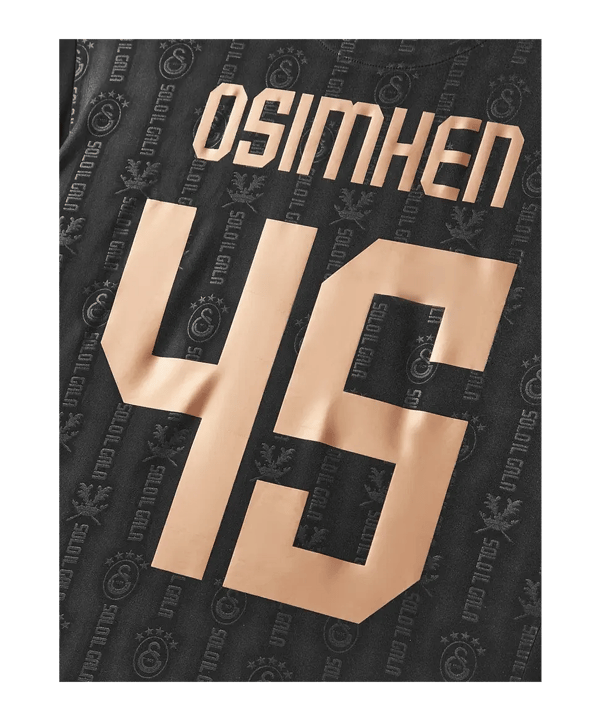 Galatasaray Istanbul Osimhen Trikot Set Schwarz