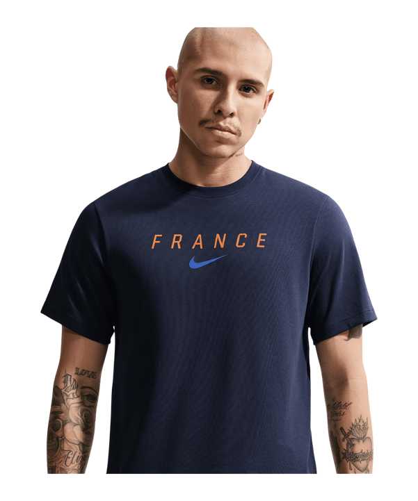Nike FFF Frankreich Primary T-Shirt Blau F498 - blau