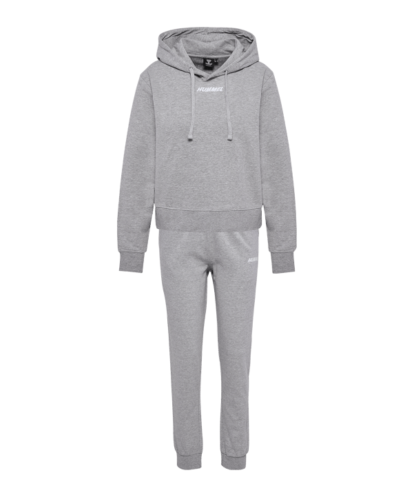 Hummel Elemental Set Sweatshirt Damen Grau F1927 - grau