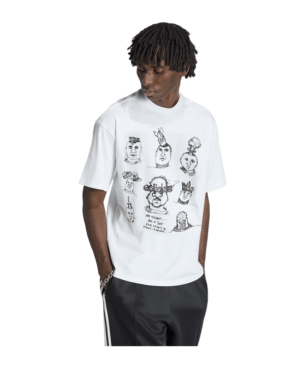adidas Originals Peter Moore T-Shirt Weiß - weiss