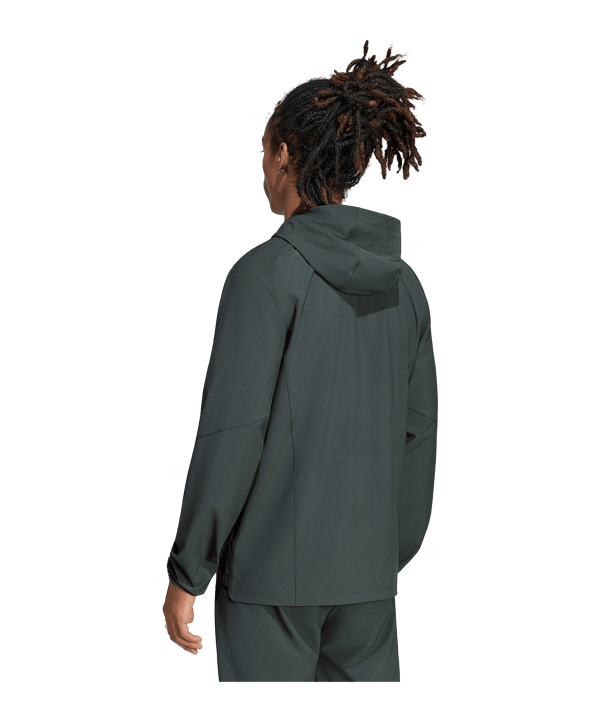 adidas Manchester United Tiro Travel Windbreaker Verde - verde