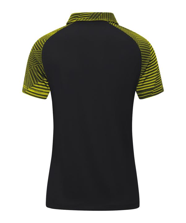 JAKO Performance Poloshirt Damen Schwarz Gelb F808