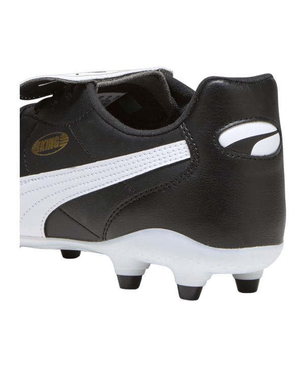 PUMA KING Top FG/AG Schwarz Weiss Gold F01 - schwarz