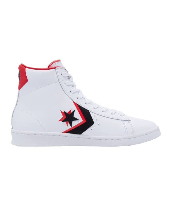 Converse Pro Leather High Sneaker Weiss Schwarz - weiss