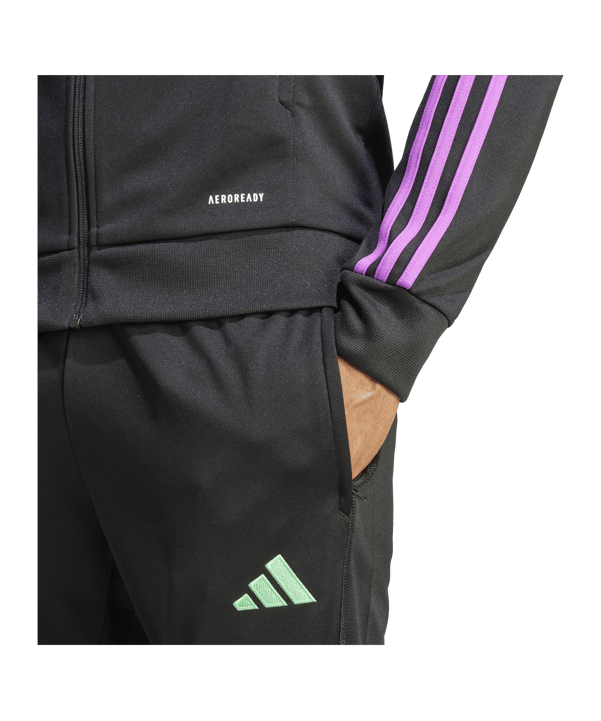 adidas FC Bayern München Trainingsanzug Schwarz - schwarz