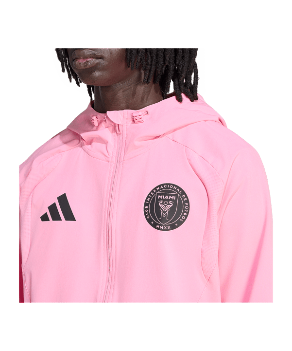adidas Inter Miami Tiro Travel Jacke Rosa - rosa