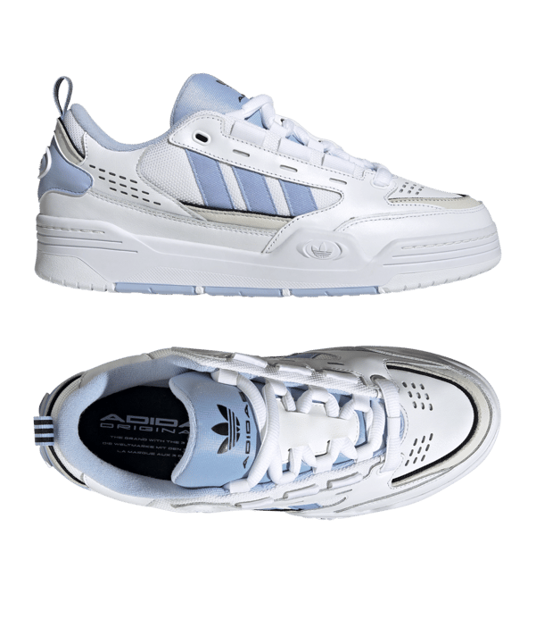 adidas Originals Adi2000 Weiss Blau Schwarz - weiss