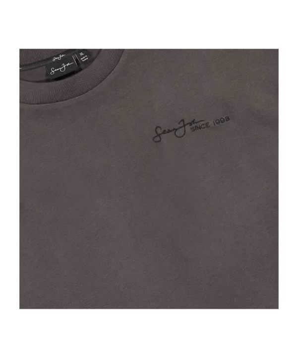 Sean John Logo Backprint Peached T-Shirt Schwarz - schwarz