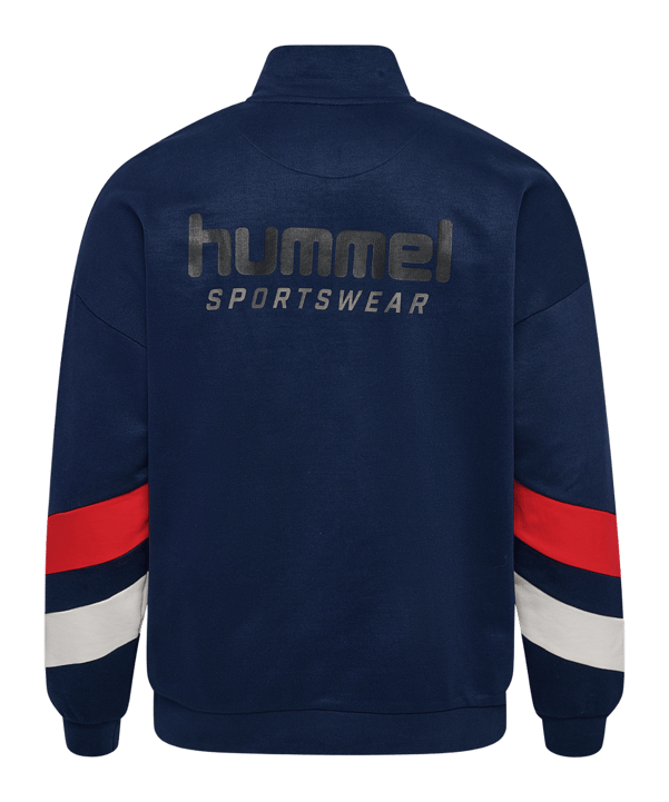 Hummel Oversized Halfzip Sportswear Sweatshirt Blau F7459 - blau