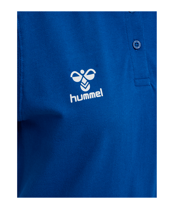 hummel Go 2.0 Chevron Polo Damen Blau F7045 - blu