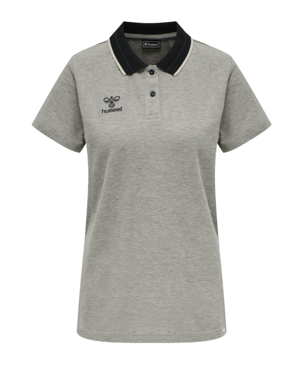 Hummel Move Poloshirt Damen Grau F2006 - grau