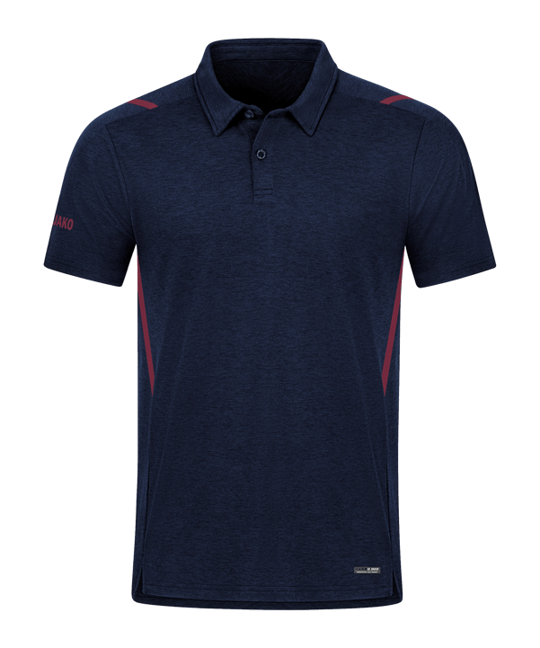 JAKO Challenge Polo Rot F513 - blau