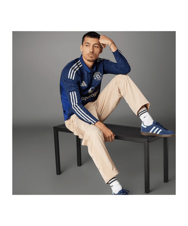 adidas Manchester United Trikot Away 2024/2025 Blau - blau