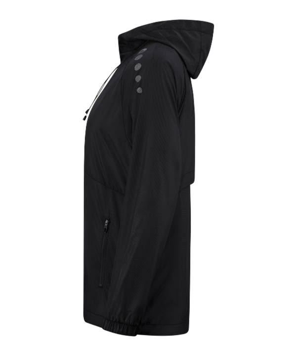 JAKO Flow Lightweight Jacke Kids Schwarz F800 - schwarz