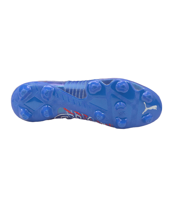 PUMA FUTURE 1.2 Faster Football FG/AG Blau Rot F01 - blau