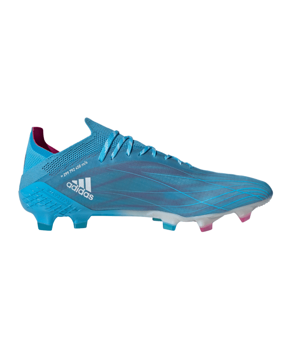 adidas X SPEEDFLOW.1 FG Sapphire Edge Blau Pink Weiss - blau