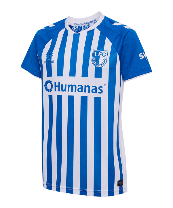 hummel 1. FC Magdeburg Maillot Home 2026/2027 Enfants Bleu C7251 - bleu