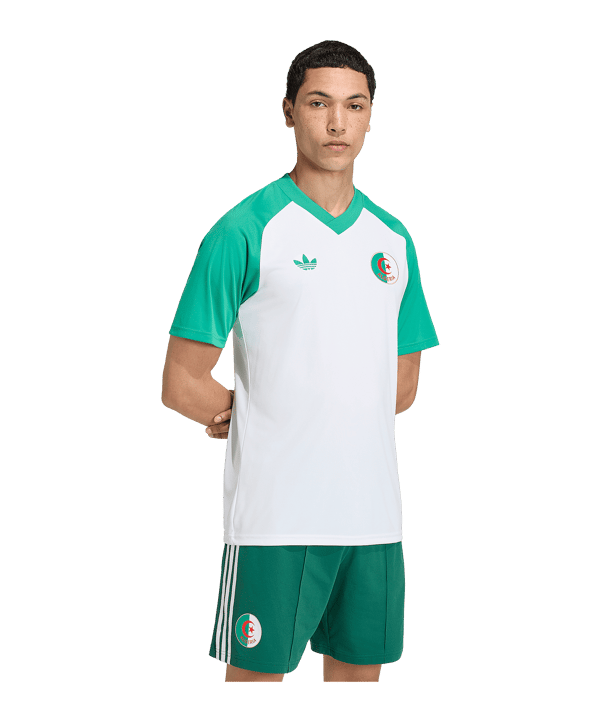 adidas FAF Algerien Trikot Home WM 2026 Weiß - weiss