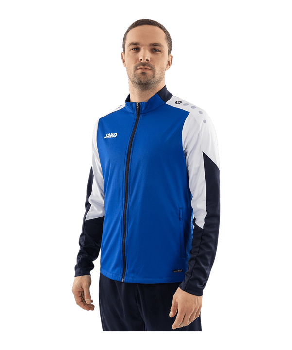 JAKO Dynamic Polyester Trainingsjacke Blau F405 - blau