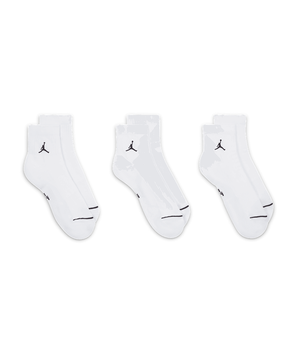 Jordan Everyday Ankle Socken 3er Pack Weiss F100 - weiss