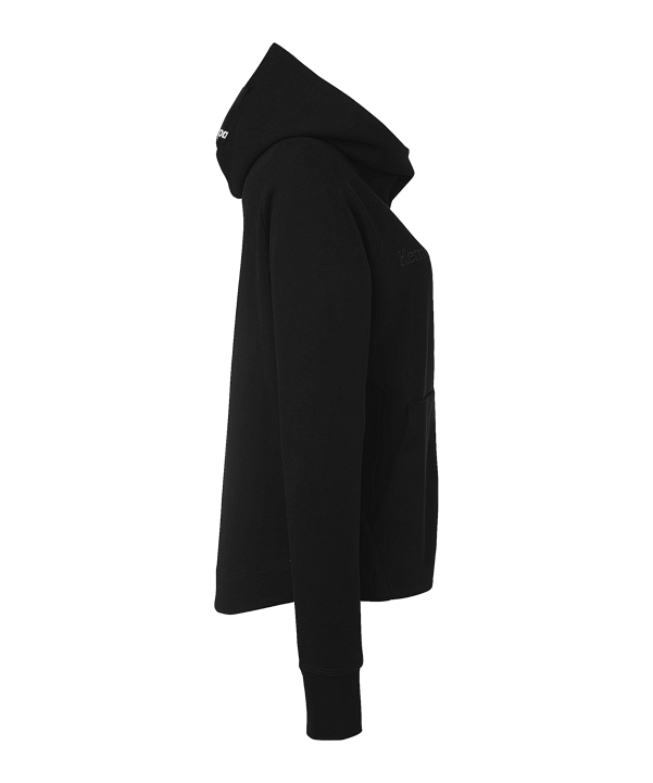 Kempa Kapuzenjacke Damen Schwarz F01 - schwarz