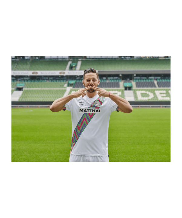Umbro SV Werder Bremen Sondertrikot Adios Piza Kids Grün Weiss - gruen