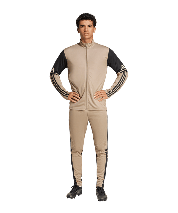 adidas Squadra 25 Trainingsjacke Beige Schwarz - schwarz