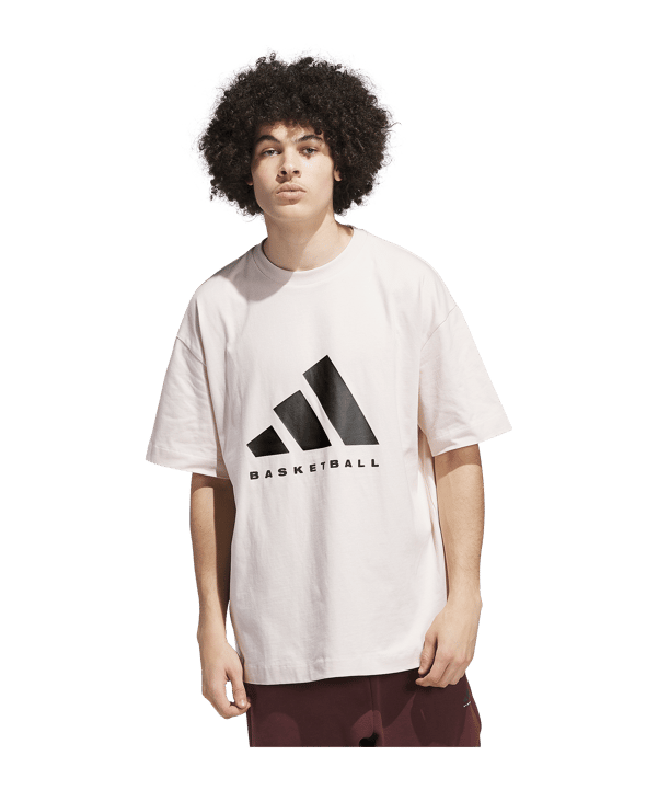 adidas Adi Basketball T-Shirt Rosa - rosa