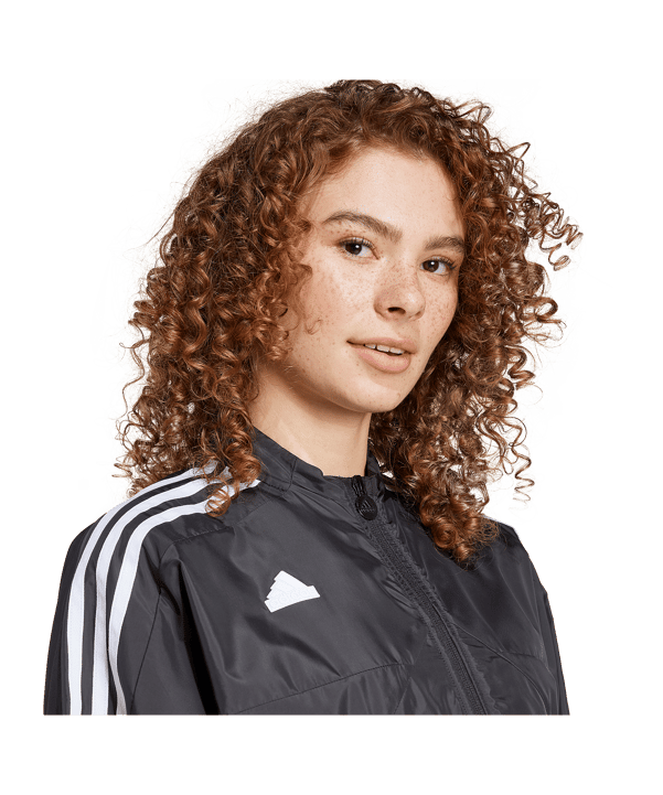 adidas adidas Tiro Woven Jacket Women Black Freizeitjacke Damen Schwarz - schwarz