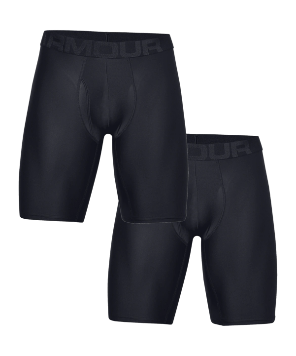 Under Armour Tech 9in Boxershort 2er Pack F001 - schwarz