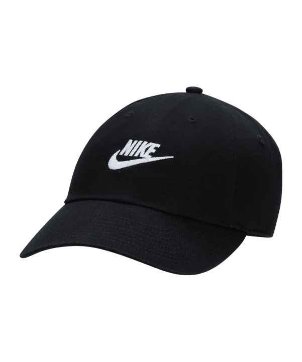 Nike Club Unstructured Futura Wash Cap Schwarz F011