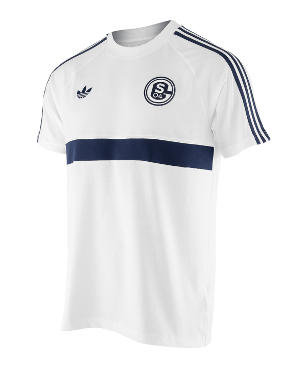 adidas Originals FC Schalke 04 T-Shirt Blanc - blanc