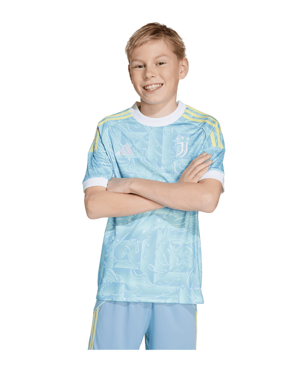 adidas Juventus Turin Trikot Away 2025/2026 Kids Blau - blau