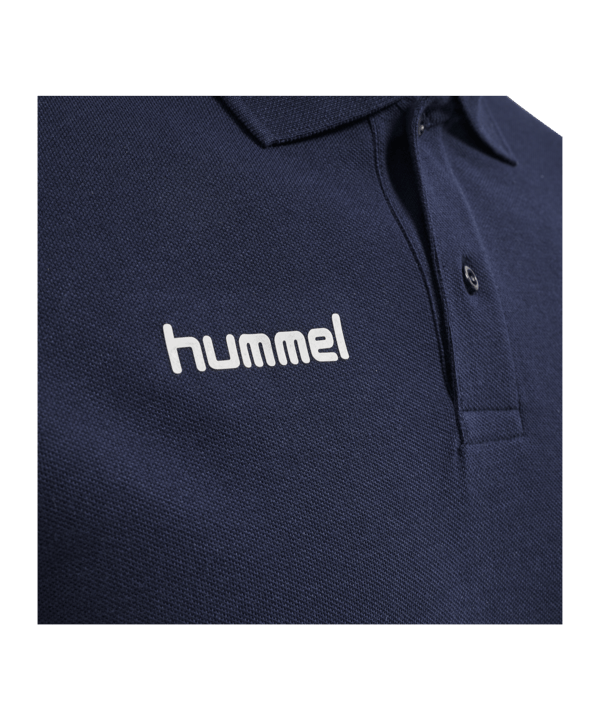 Hummel Cotton Poloshirt Blau F7026 - blau