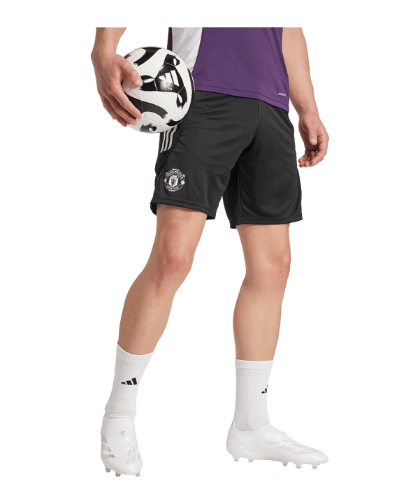 adidas Manchester United Training Short Schwarz - schwarz