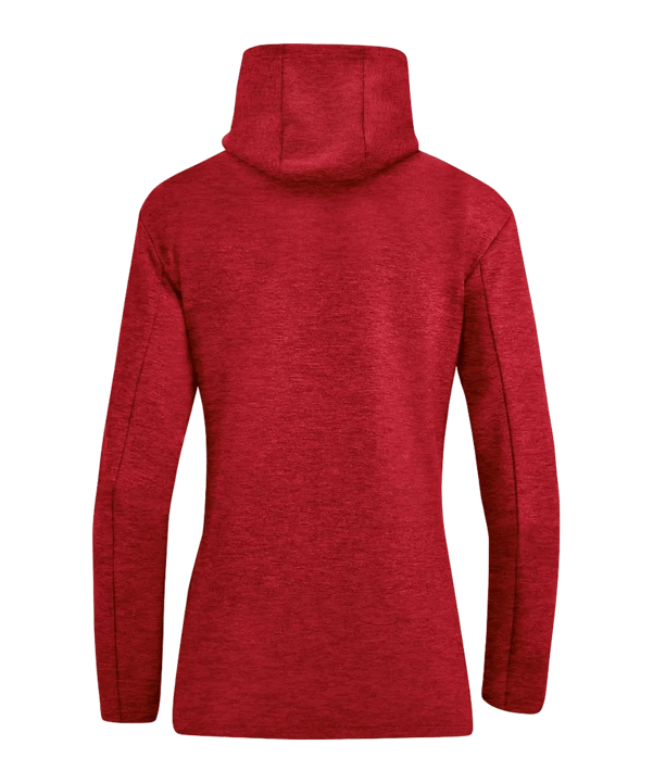 JAKO Premium Basic Sweatshirt à capuche Femmes Rouge C001 - rouge