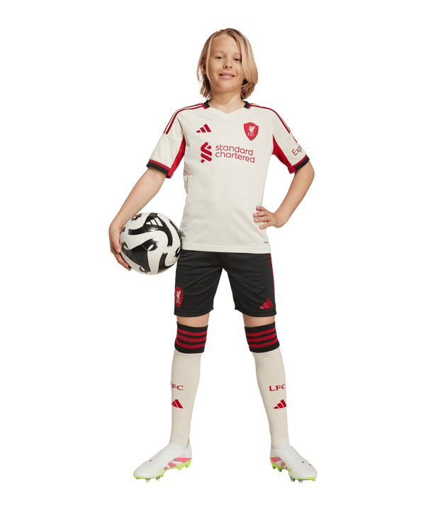 adidas FC Liverpool Trikot Away 2025/2026 Kids Weiß - weiss