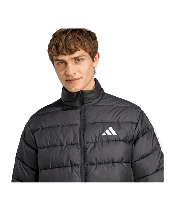 adidas Essentials Climawarm 3 Stripes Synthetic Down Jacke Schwarz - schwarz