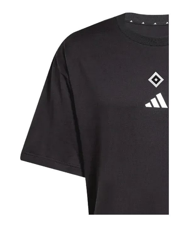 adidas Hamburger SV T-Shirt Schwarz - schwarz