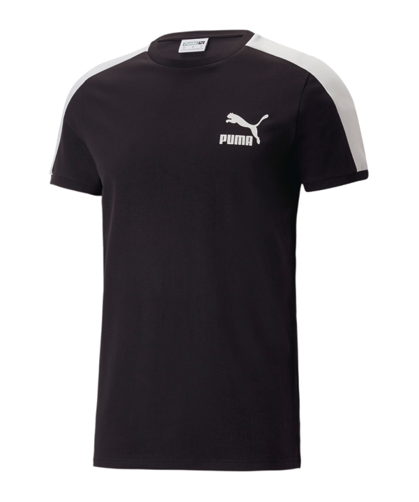 PUMA T7 ICONIC T-Shirt Schwarz F01 - schwarz