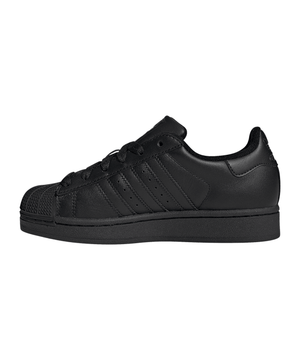 adidas Originals Superstars II Kids Schwarz - schwarz
