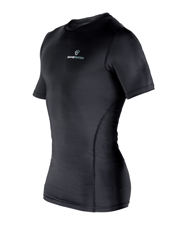 Gamepatch Compressishirt Hemd Schwarz - schwarz