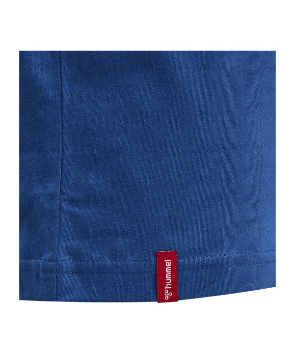 Hummel hmlRED Basic T-Shirt Kids Blau F7045 - blau