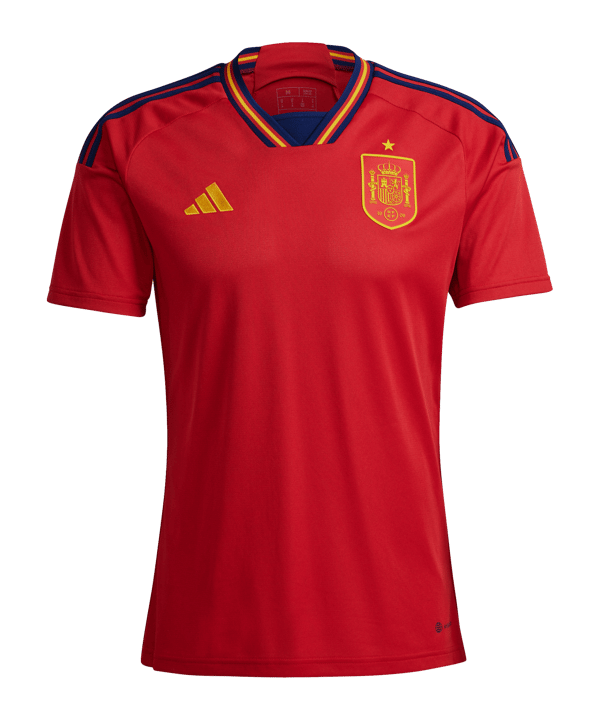 adidas Spanien Trikot Home WM 2022 Rot - rot
