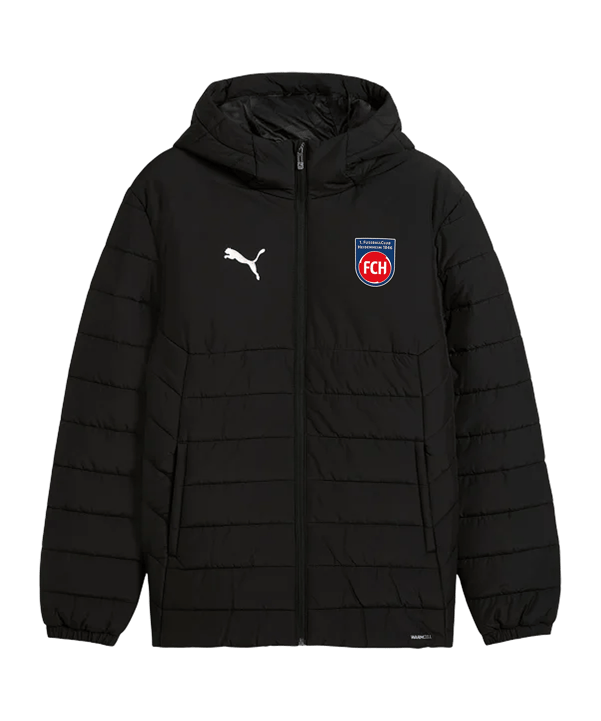 PUMA 1.FC Heidenheim Winterjacke Schwarz F03 - schwarz