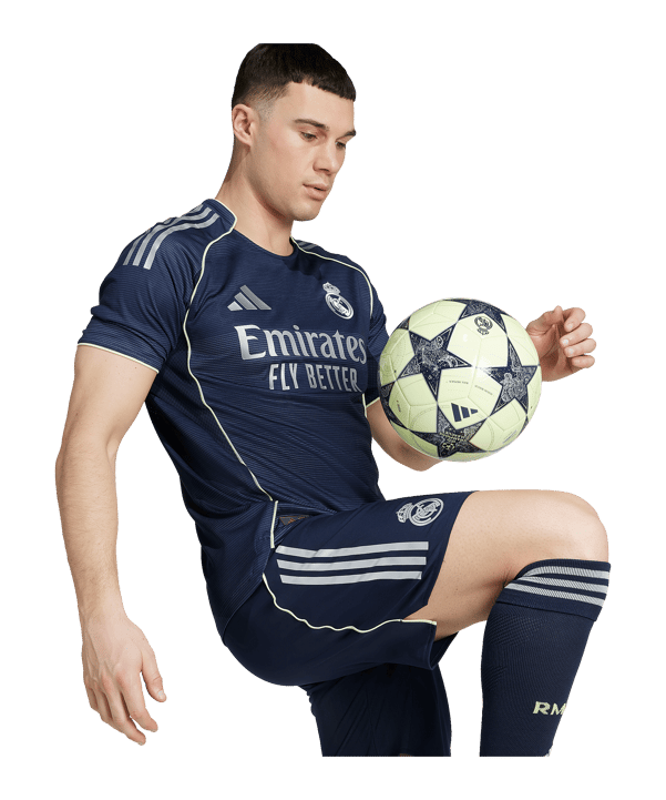 adidas Real Madrid Authentic Trikot Away 2025/2026 Blau - blau